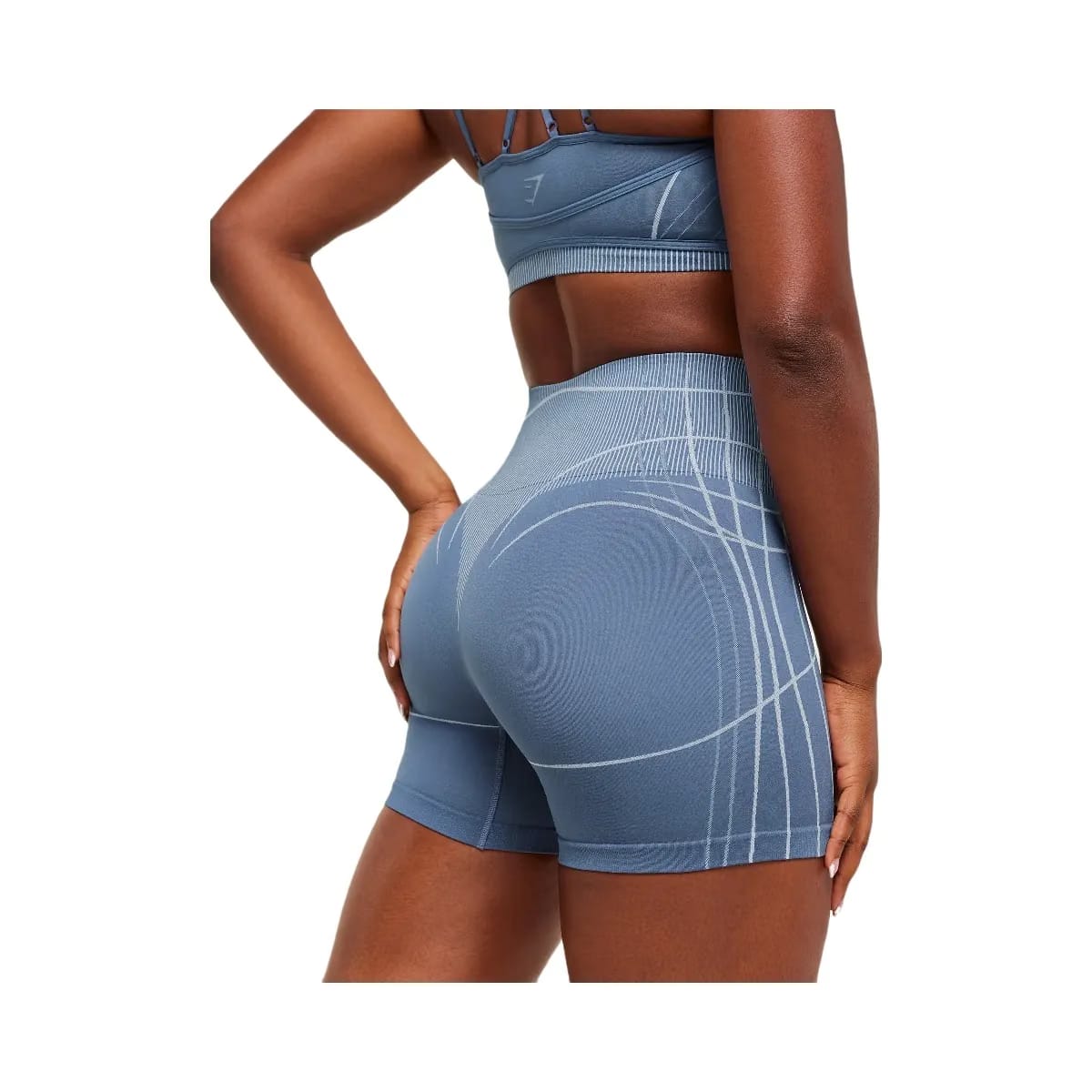 Gymshark Apex Seamless Shorts - Worn Blue/Gentle Blue