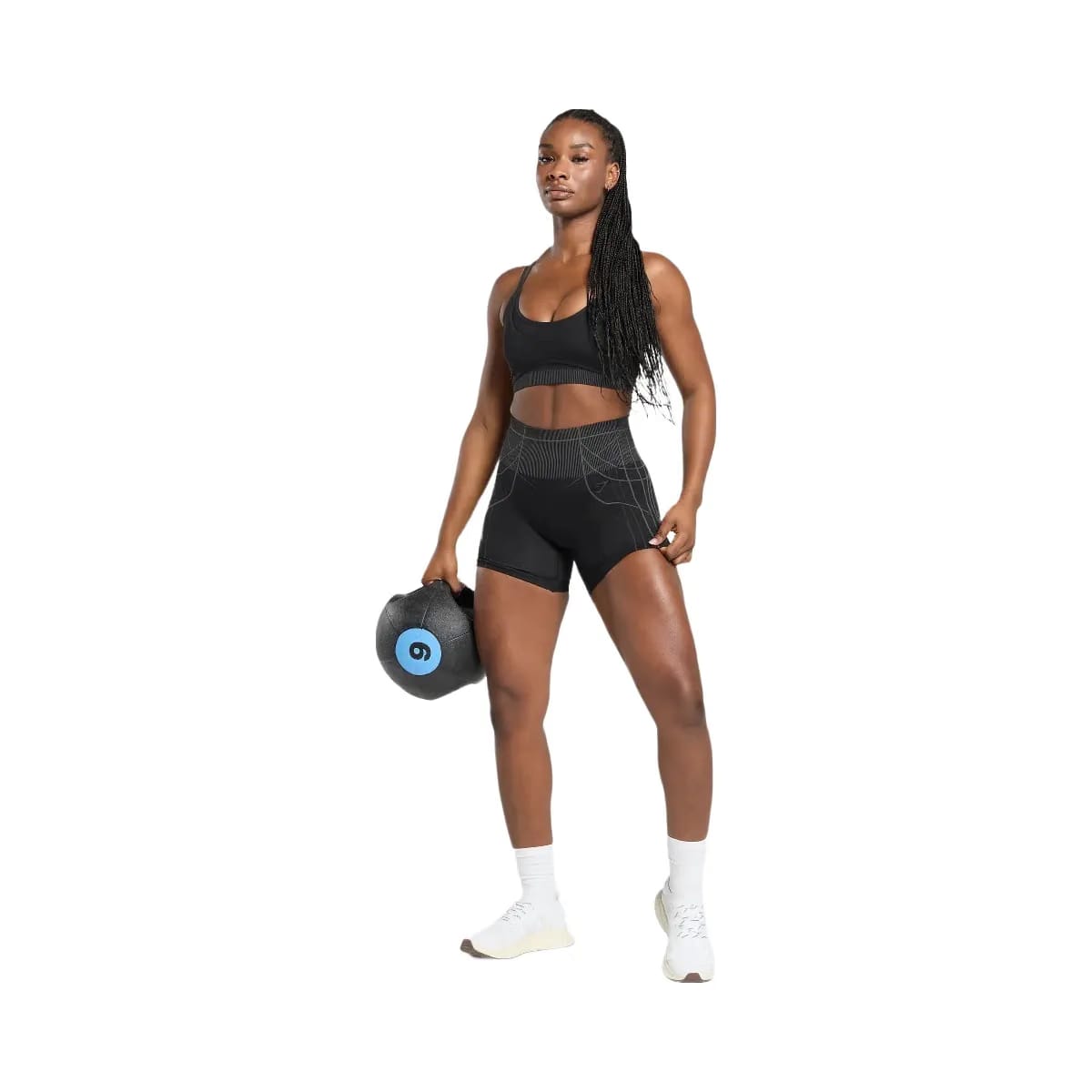 Gymshark Apex Seamless Shorts - Black/Graphite Grey