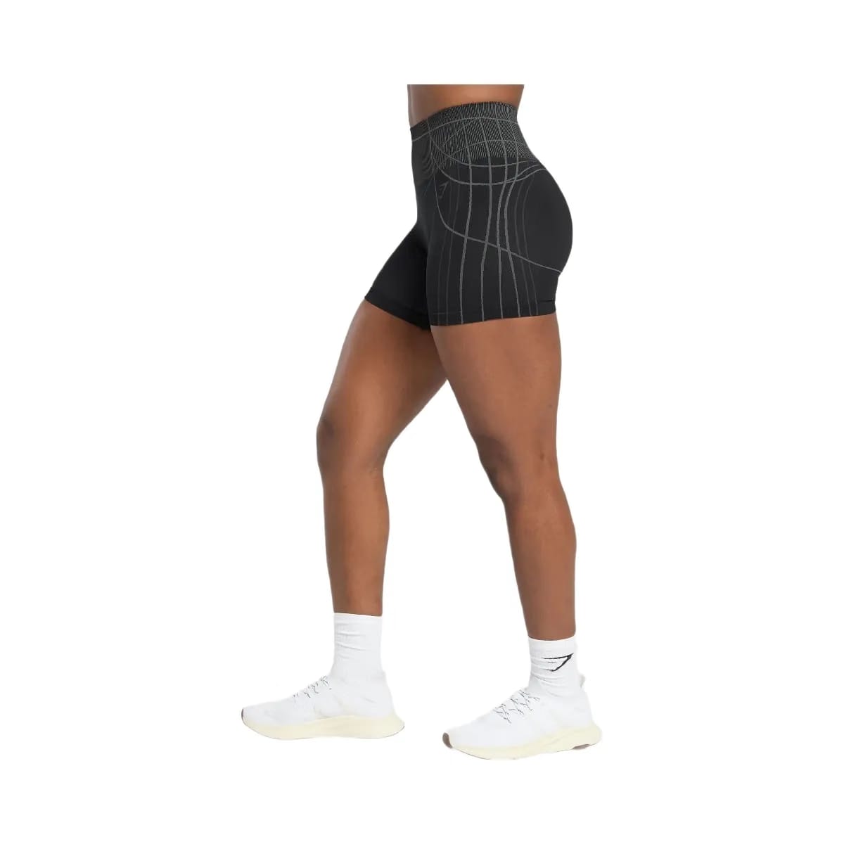 Gymshark Apex Seamless Shorts - Black/Graphite Grey