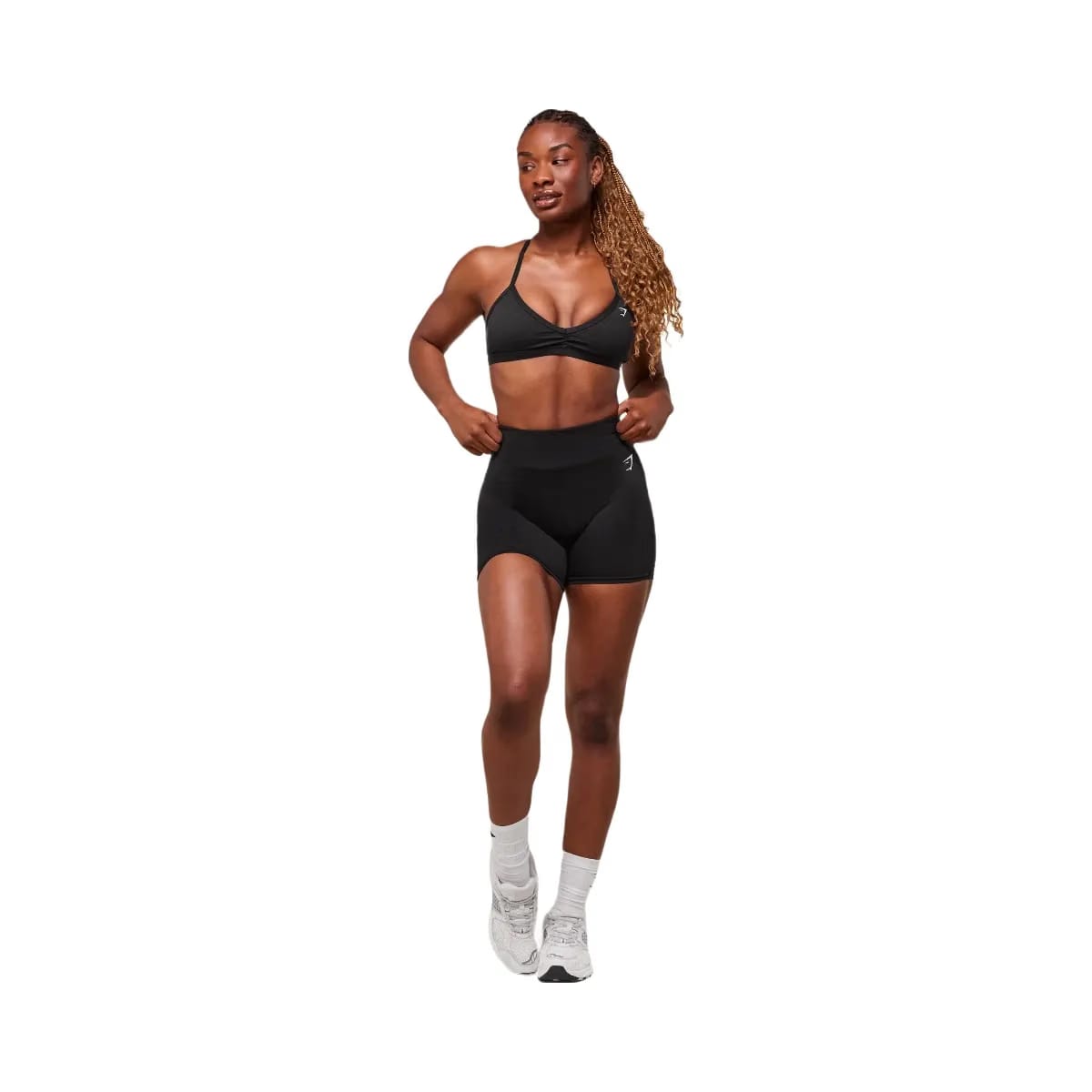 Gymshark Reps Power Tight Shorts - Black