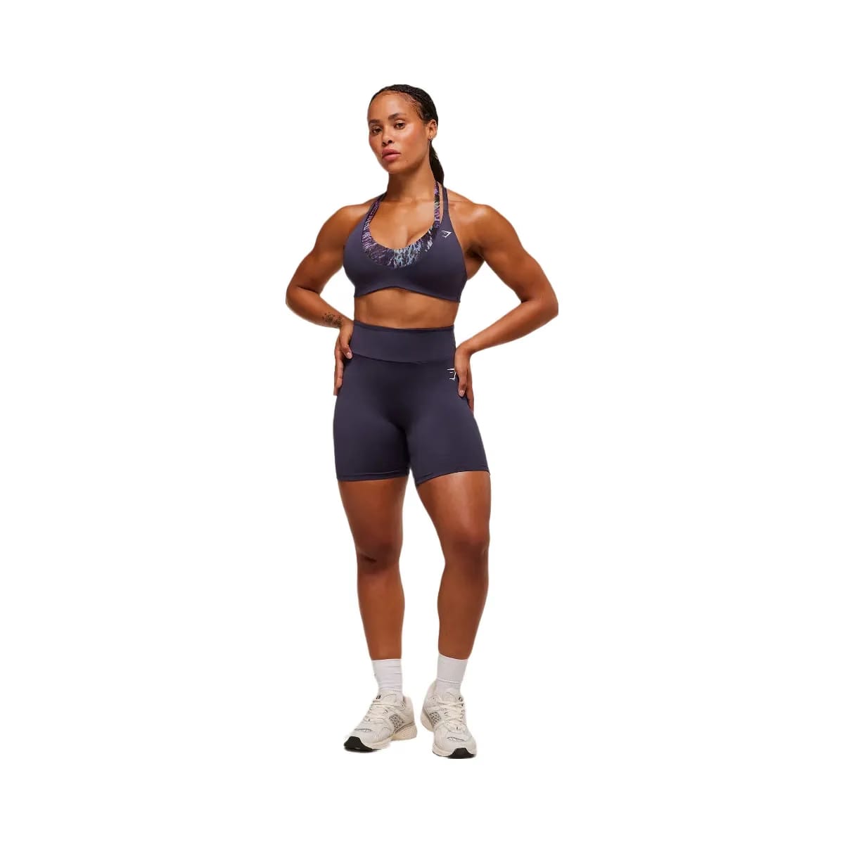 Gymshark Reps Power Tight Shorts - Midnight Purple