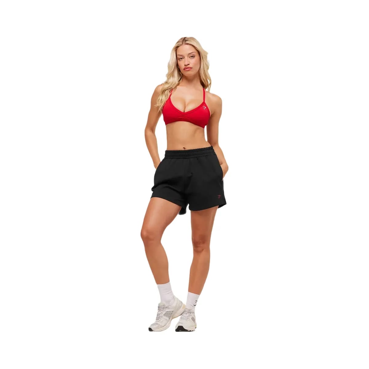 Gymshark Collegiate Graphic Short - Black