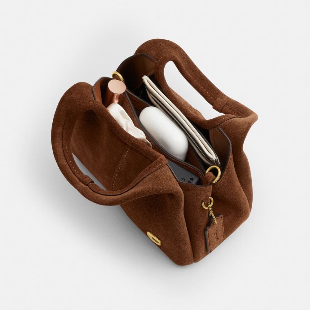 Coach Lana Shoulder Bag 19 Brass Warm Brown