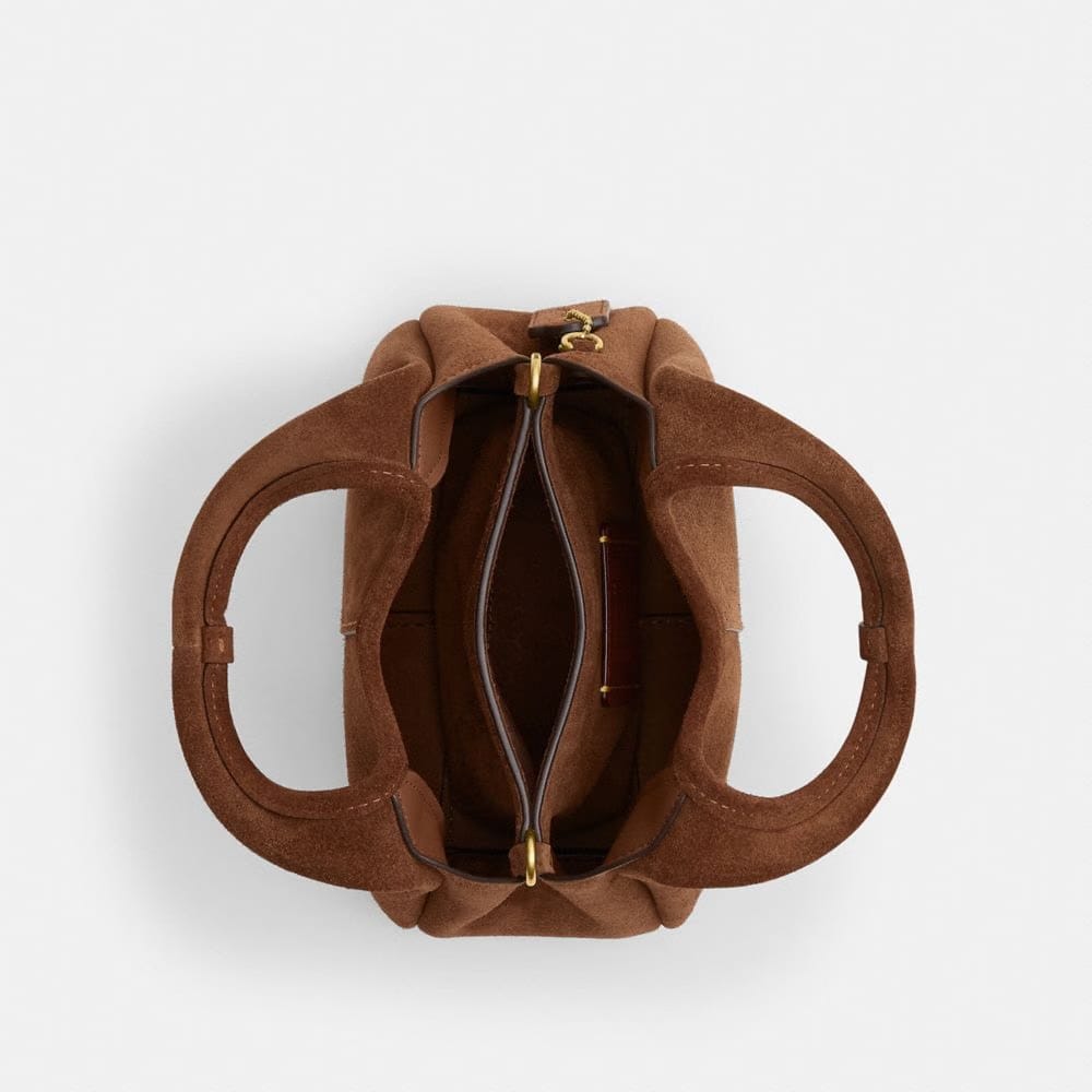 Coach Lana Shoulder Bag 19 Brass Warm Brown
