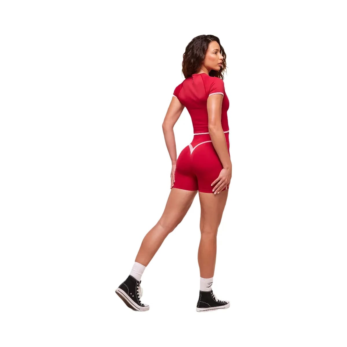 Gymshark Lift Campus Seamless Short - Carmine Red