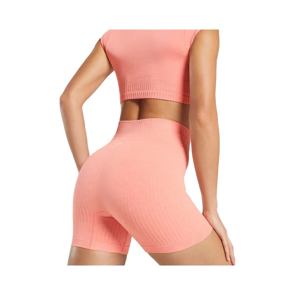 Gymshark Luxe Seamless Shorts - Muted Coral Marl