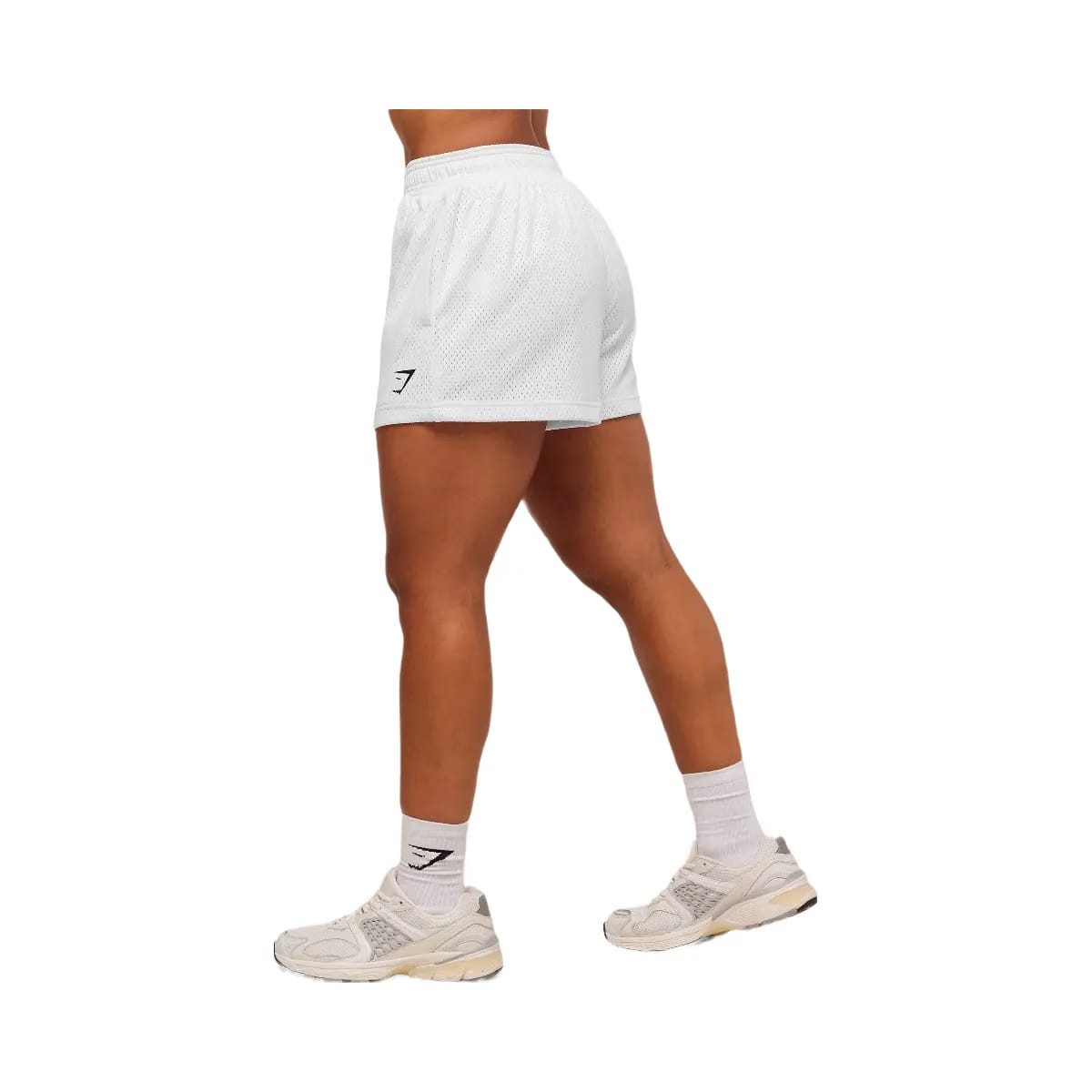 Gymshark Lifting Club Mesh Shorts - White