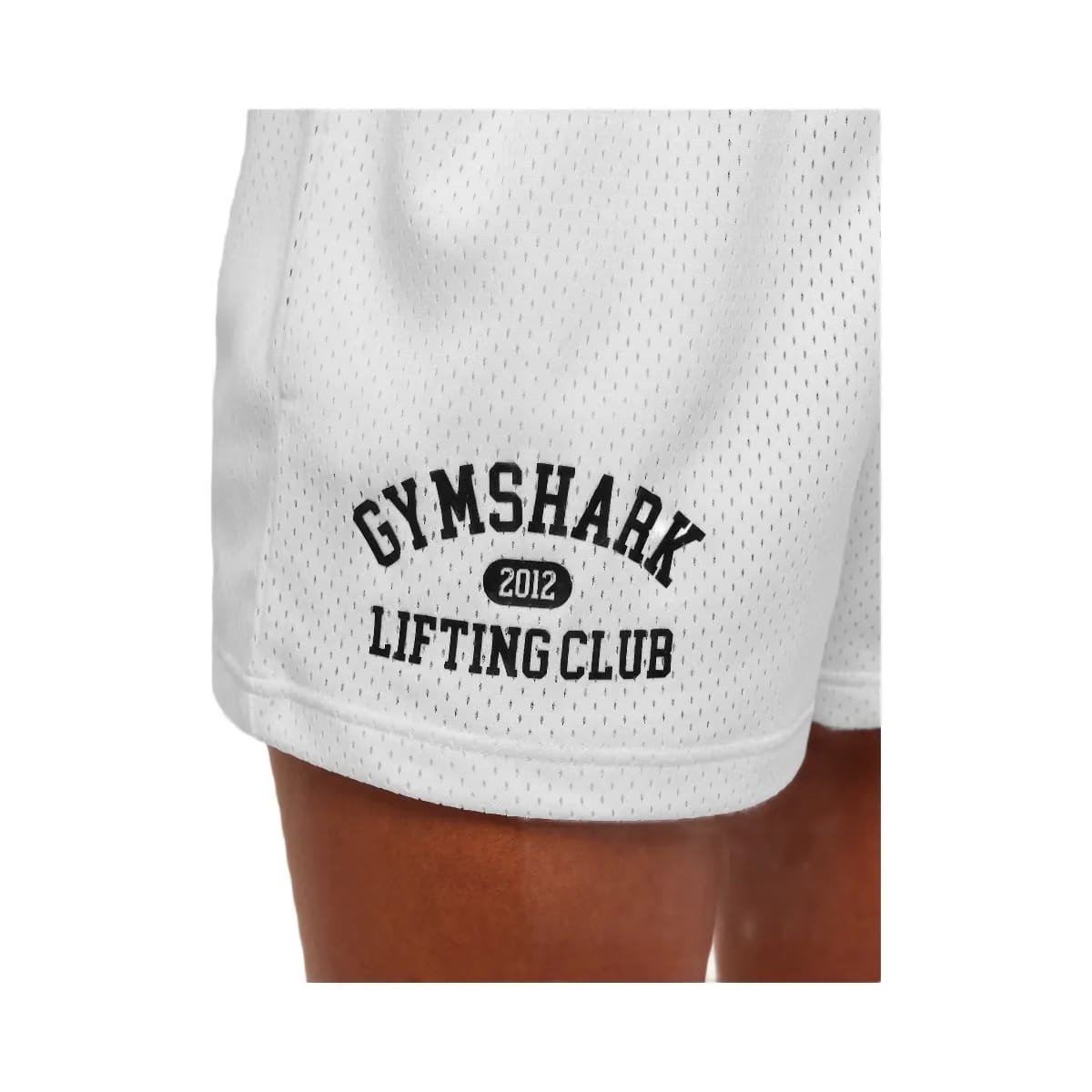 Gymshark Lifting Club Mesh Shorts - White