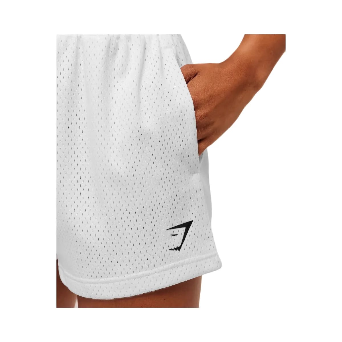 Gymshark Lifting Club Mesh Shorts - White