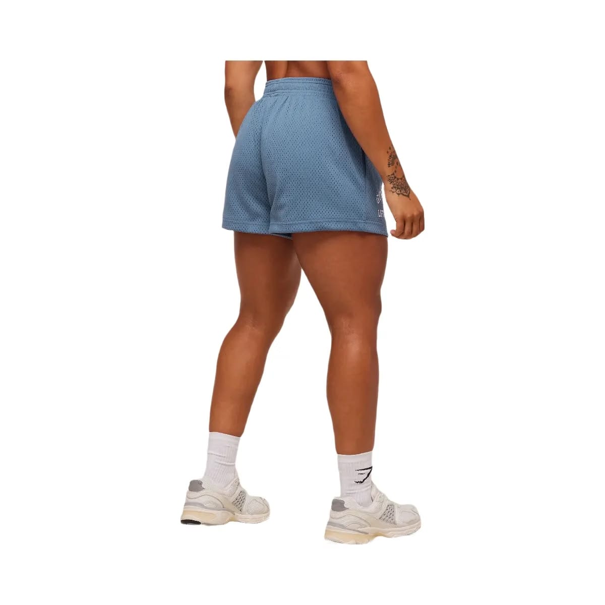 Gymshark Lifting Club Mesh Shorts - Worn Blue