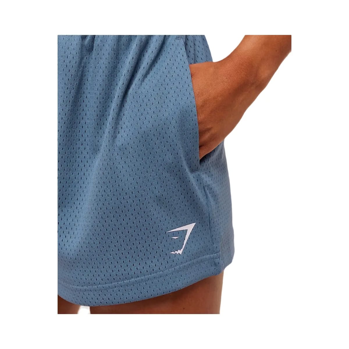 Gymshark Lifting Club Mesh Shorts - Worn Blue