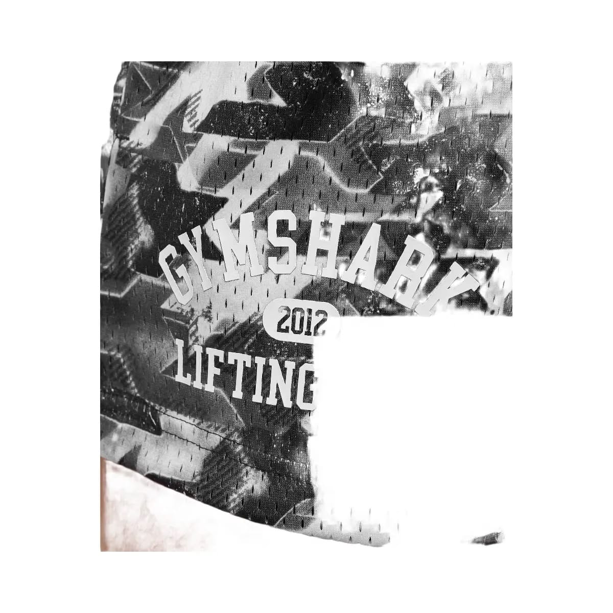 Gymshark Lifting Club Mesh Shorts - Black/White