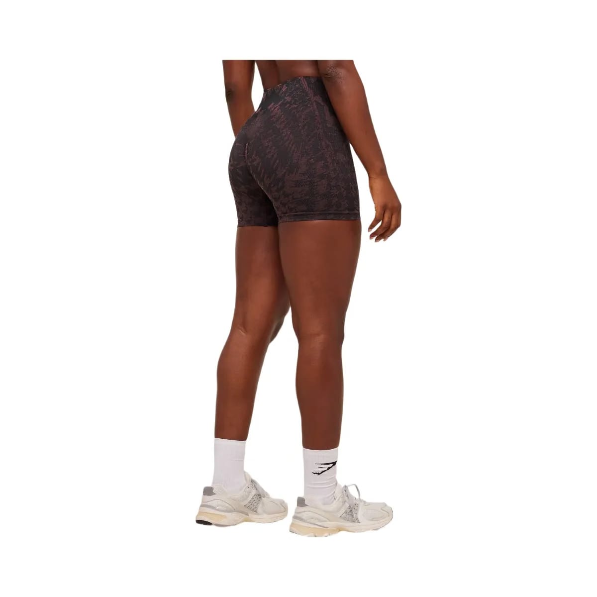 Gymshark Adapt Houndstooth Shorts - Black/Reset Pink