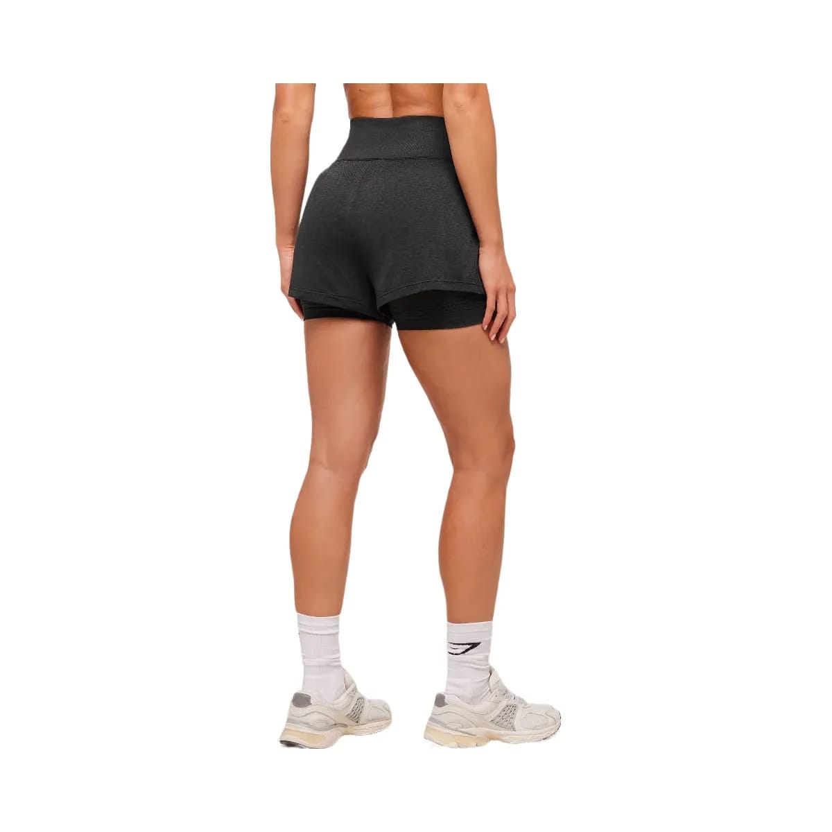 Gymshark Vital 2-in-1 Shorts - Black Marl