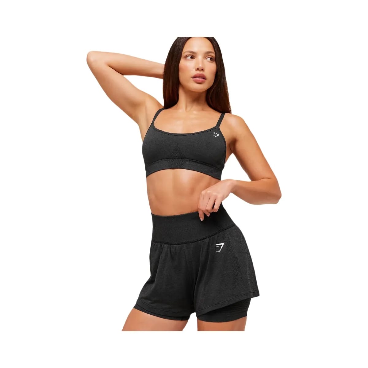Gymshark Vital 2-in-1 Shorts - Black Marl