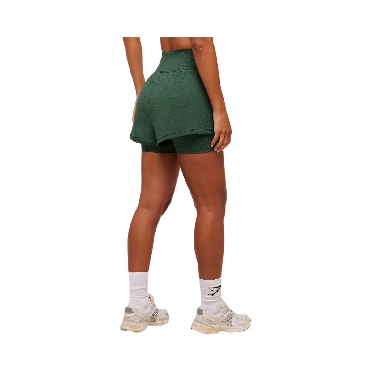 Gymshark Vital 2-in-1 Shorts - Obsidian Green Marl