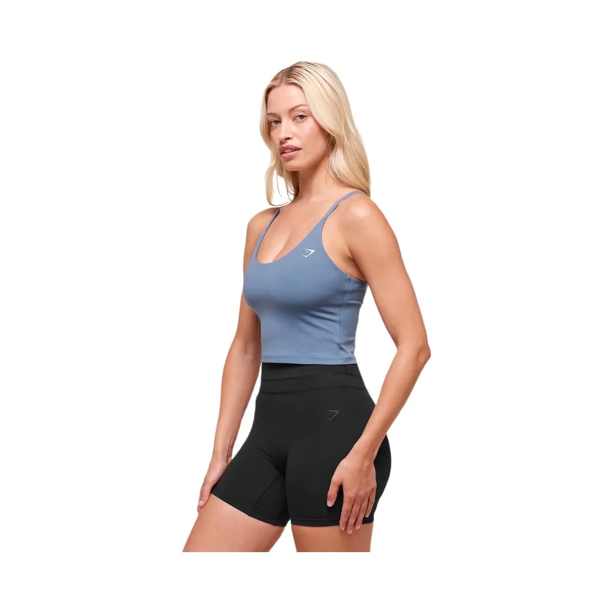Gymshark Training Cami Tank With Shelf - Worn Blue
