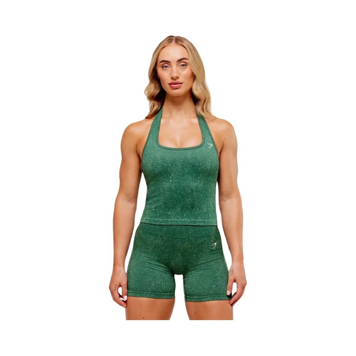 Gymshark Adapt Fleck x Whitney Tank With Shelf - Lift Green/Clay Green