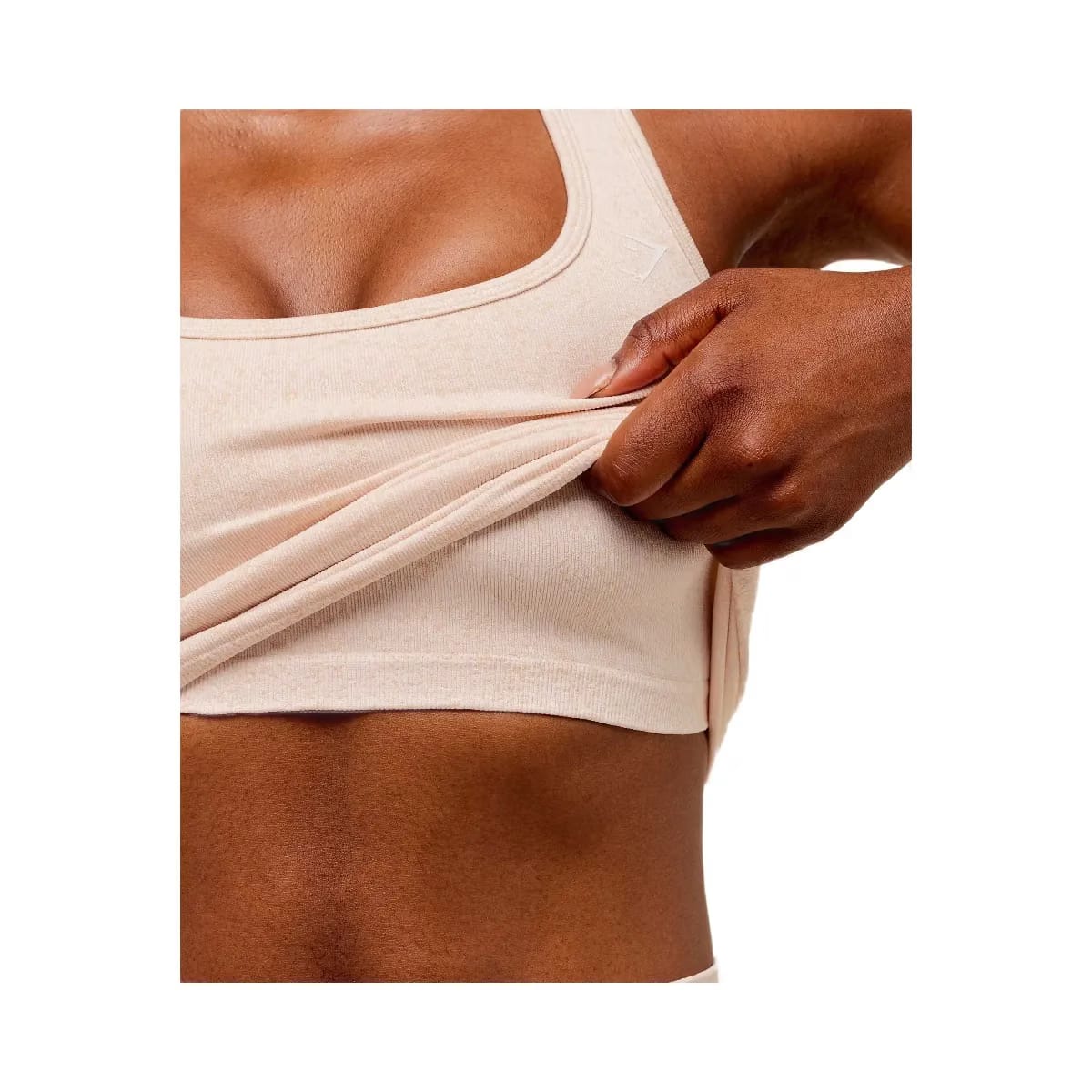 Gymshark Adapt Fleck x Whitney Tank With Shelf - Coconut White