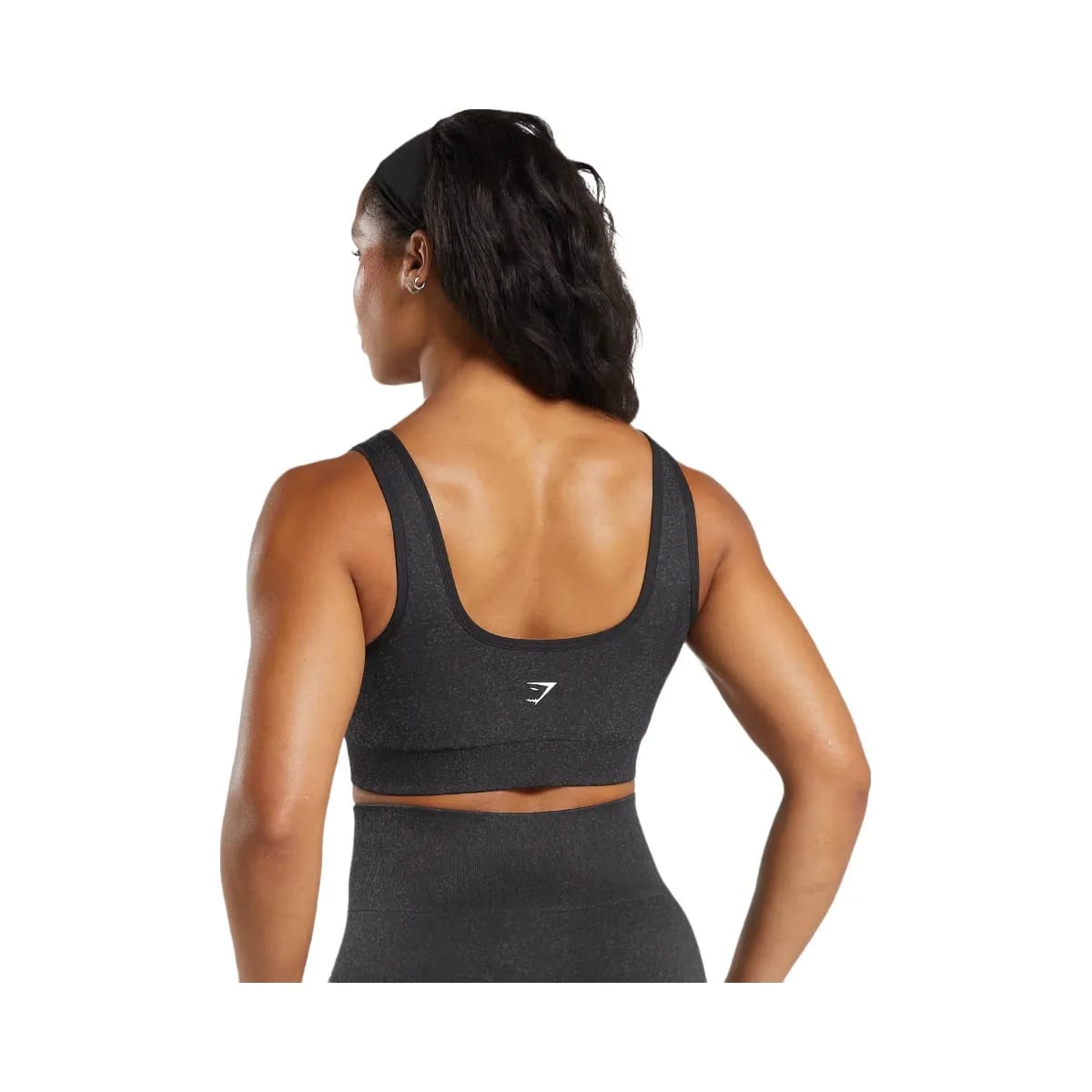 Gymshark Adapt Fleck Sports Bra - Black/Smokey Grey