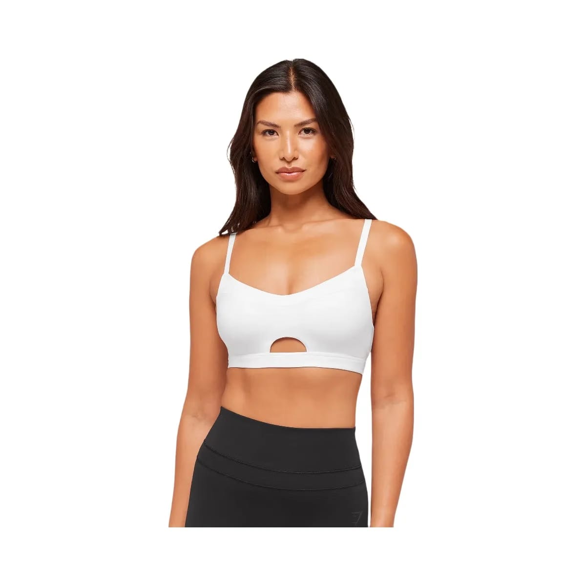 Gymshark Balcony Peekaboo Sports Bra - White