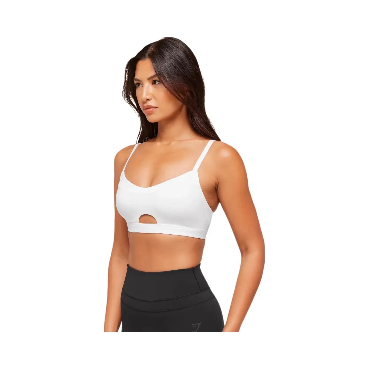 Gymshark Balcony Peekaboo Sports Bra - White