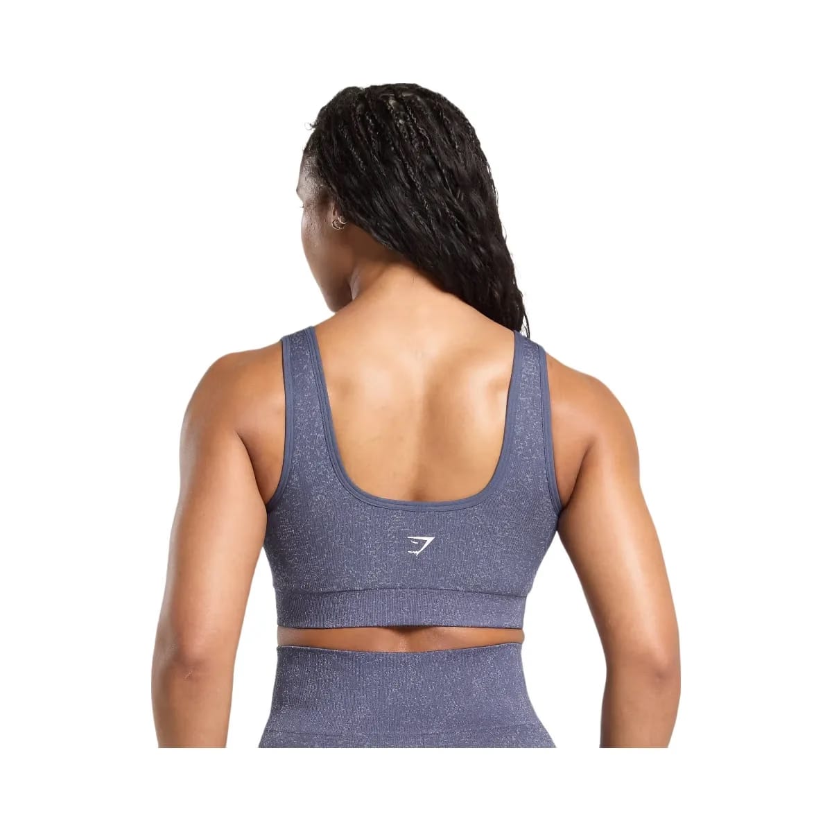 Gymshark Adapt Fleck Sports Bra - Weighted Purple/Metal Purple