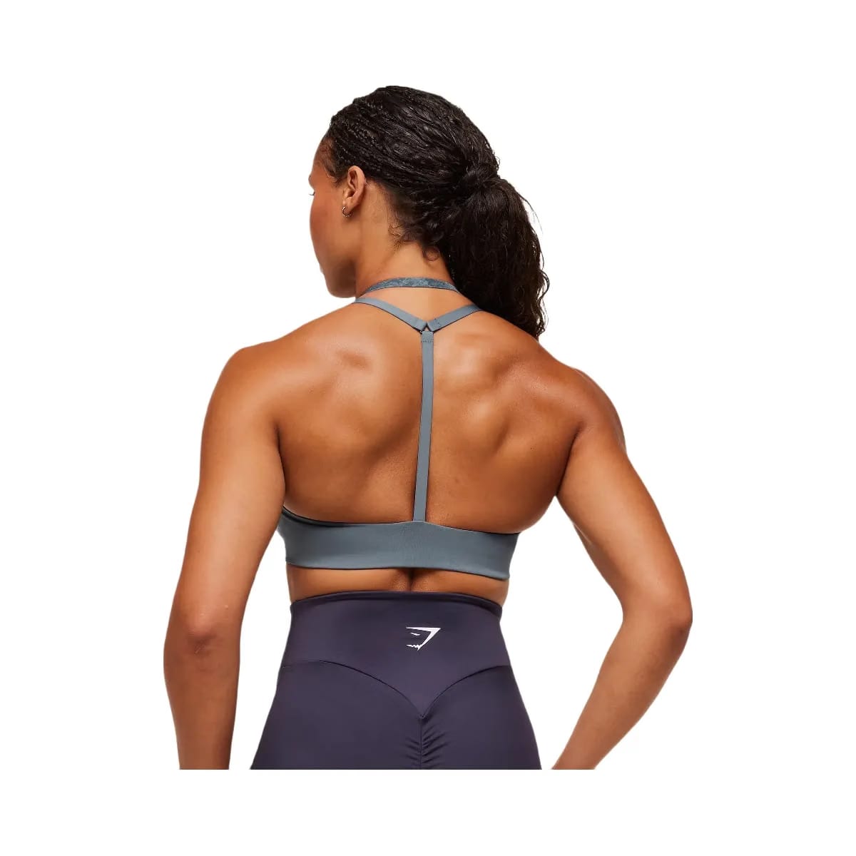 Gymshark Reps T Back Sports Bra - Iron Blue/Pantone Midnight Navy