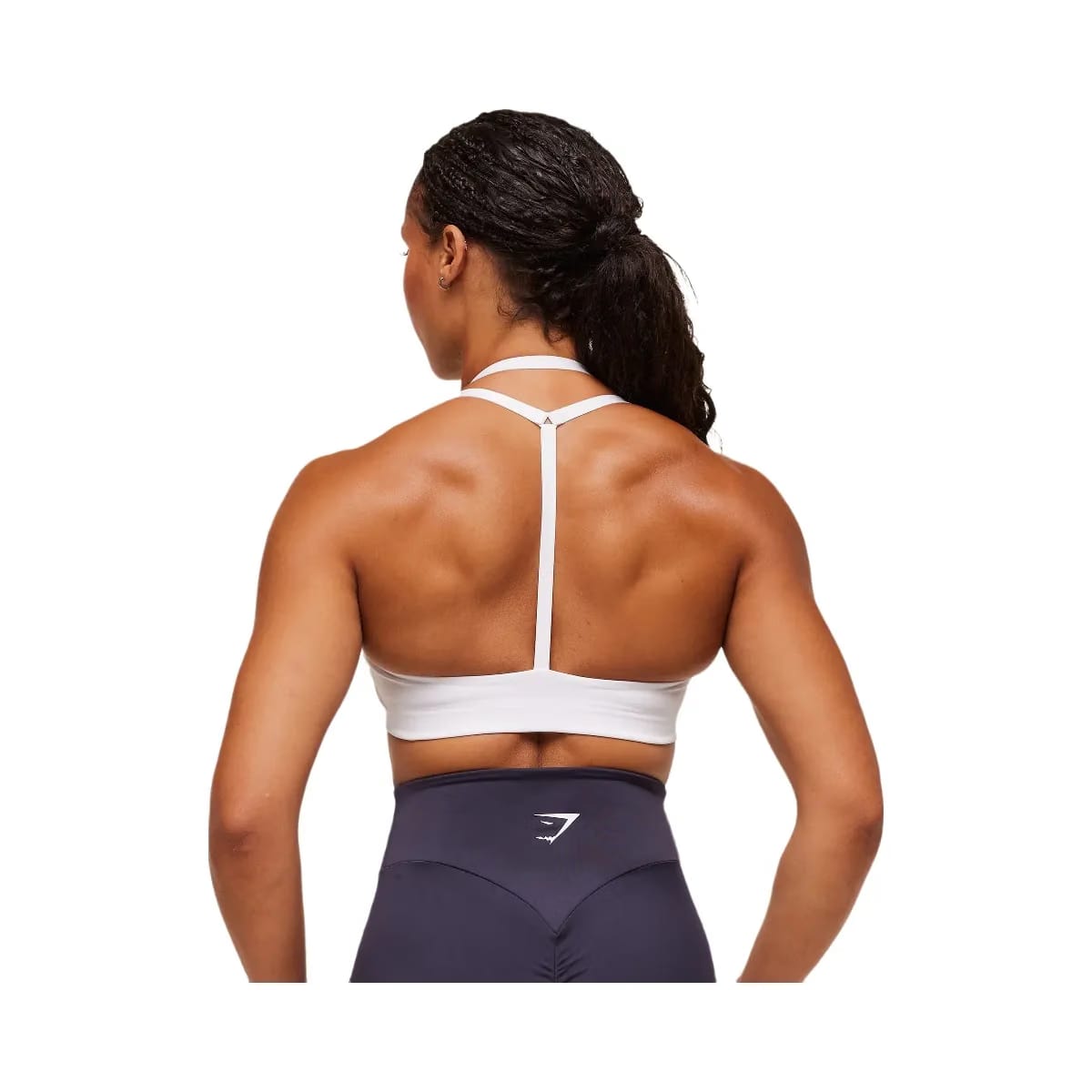 Gymshark Reps T Back Sports Bra - White