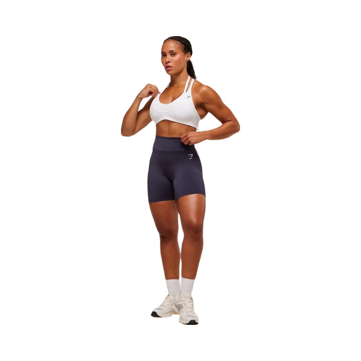 Gymshark Reps T Back Sports Bra - White