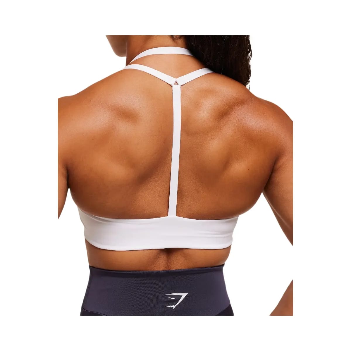 Gymshark Reps T Back Sports Bra - White