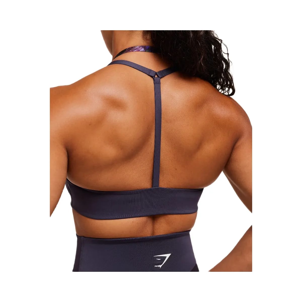 Gymshark Reps T Back Sports Bra - Midnight Purple/Morning Blue