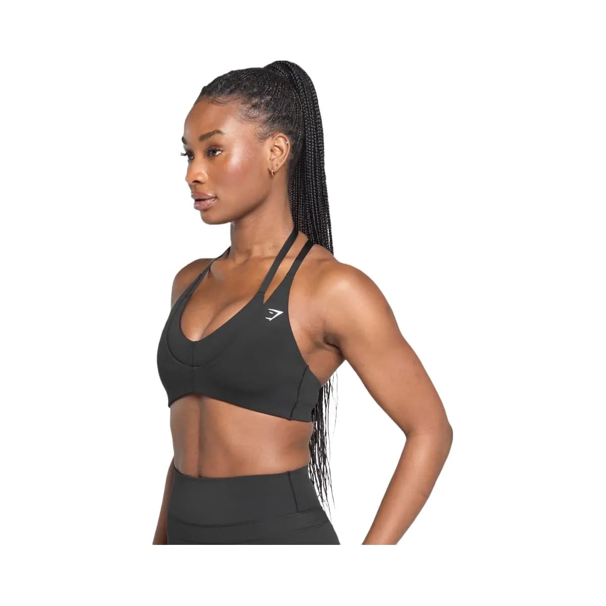 Gymshark Reps T Back Sports Bra - Black