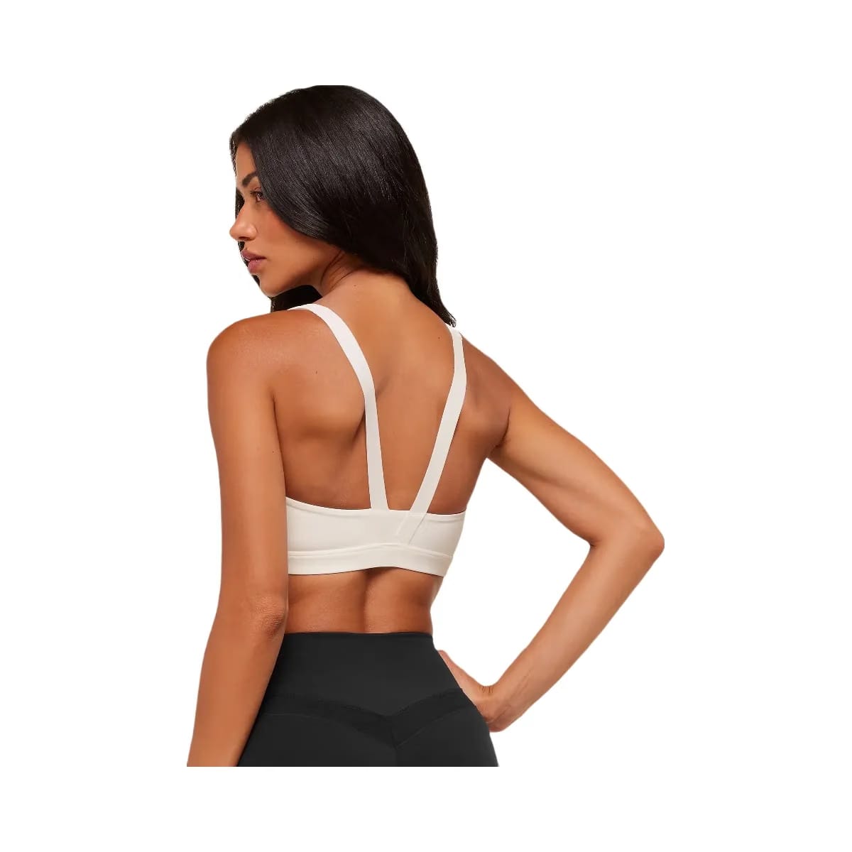 Gymshark Collegiate Sports Bra - Soft White