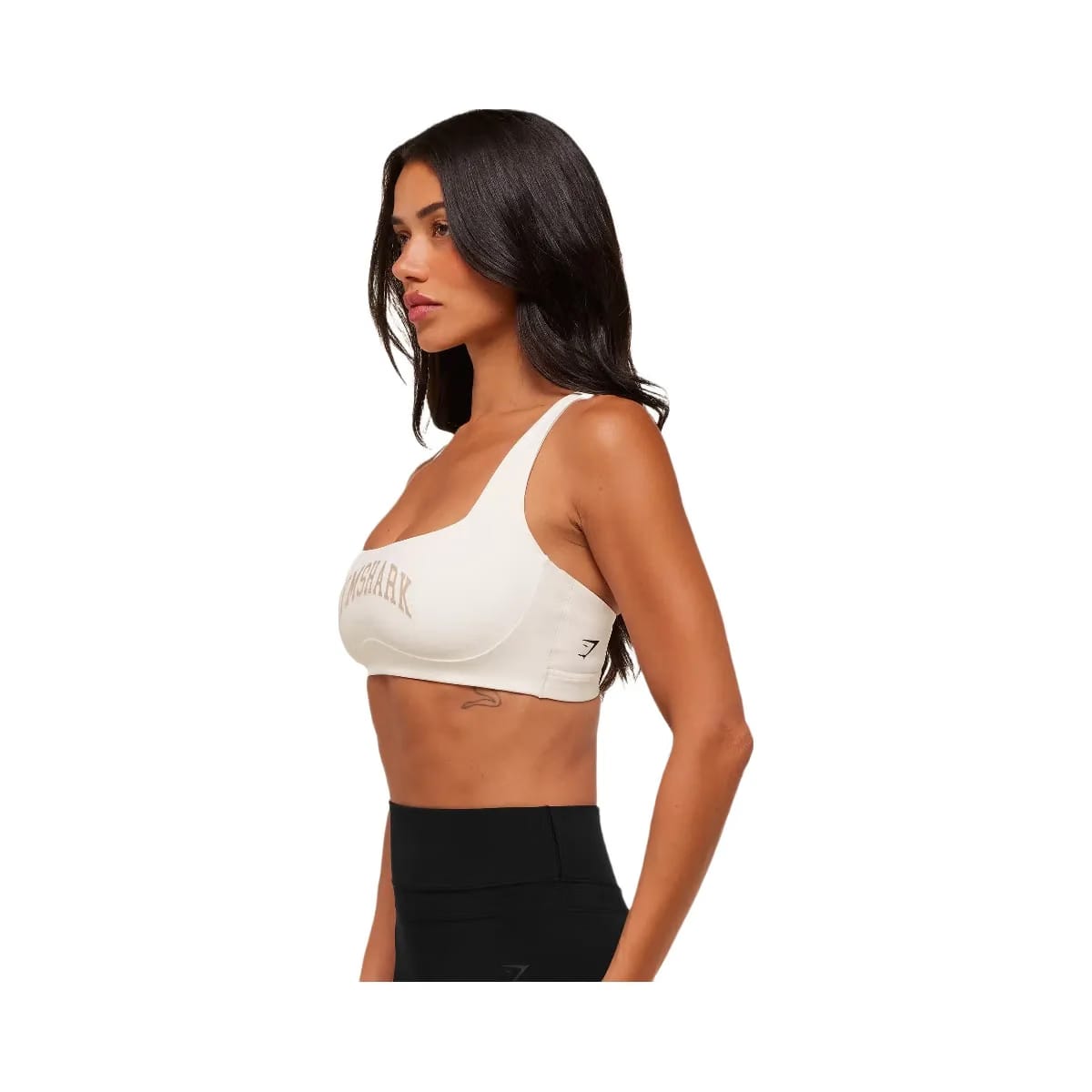 Gymshark Collegiate Sports Bra - Soft White
