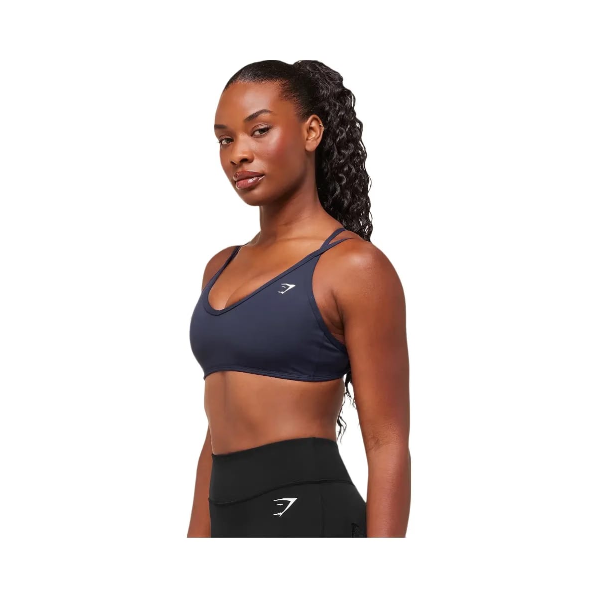 Gymshark Back Gains Sports Bra - Heavy Blue