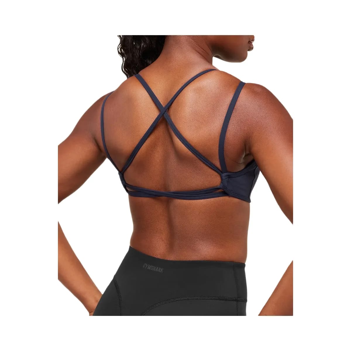 Gymshark Back Gains Sports Bra - Heavy Blue