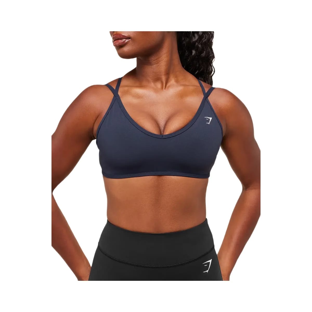 Gymshark Back Gains Sports Bra - Heavy Blue