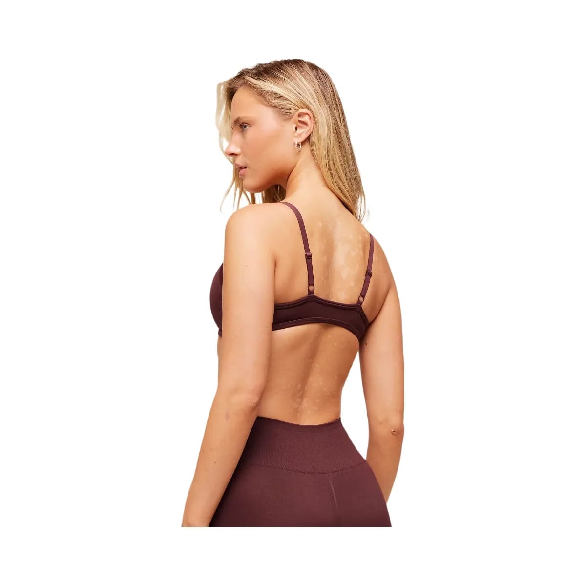 Gymshark Soft Sculpt V-neck Sports Bra - Rich Maroon