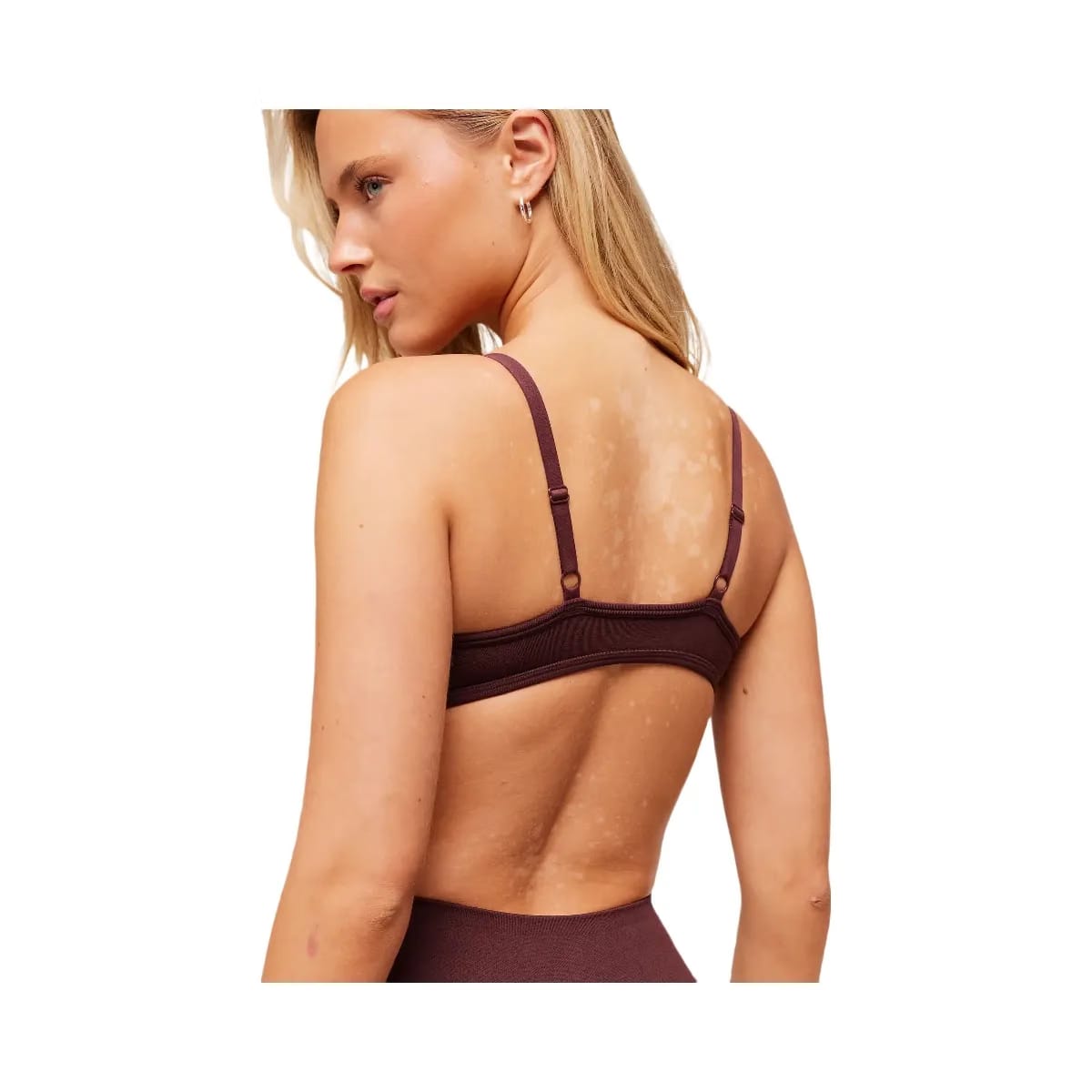 Gymshark Soft Sculpt V-neck Sports Bra - Rich Maroon