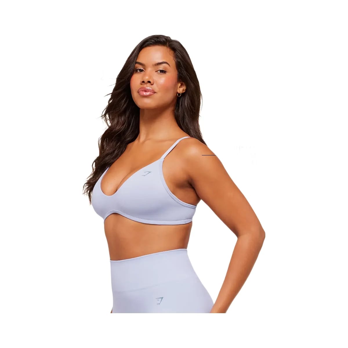 Gymshark Soft Sculpt V-neck Sports Bra - Peri Blue