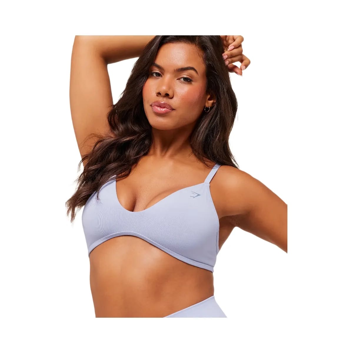 Gymshark Soft Sculpt V-neck Sports Bra - Peri Blue