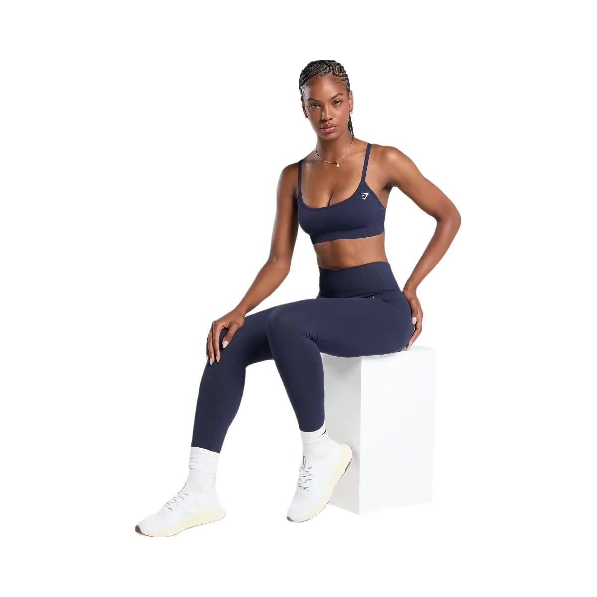 Gymshark Vital Sports Bra - Heavy Blue Marl