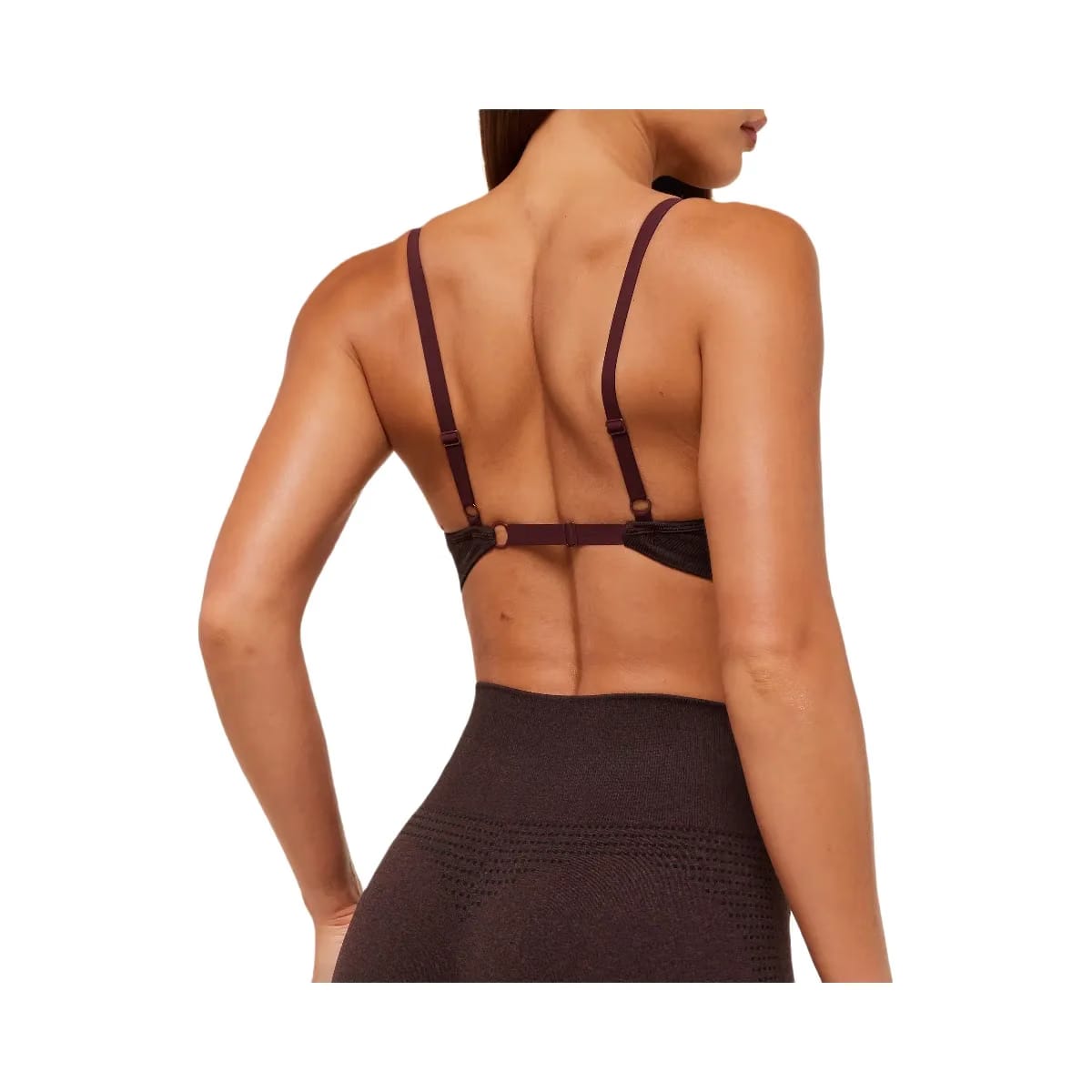 Gymshark Vital Sports Bra - Rich Maroon/Marl