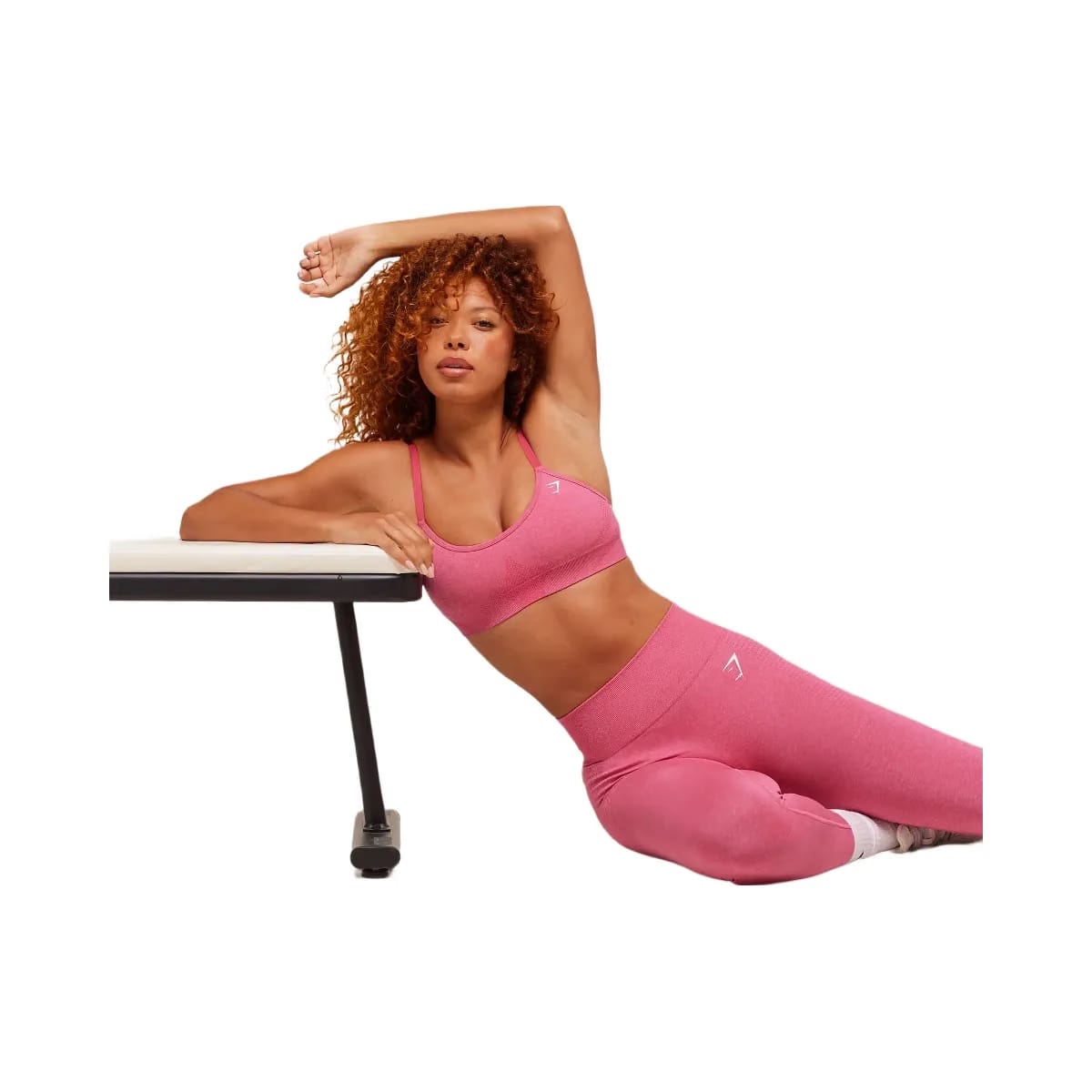 Gymshark Vital Sports Bra - GS Vintage Rouge Pink/ Marl