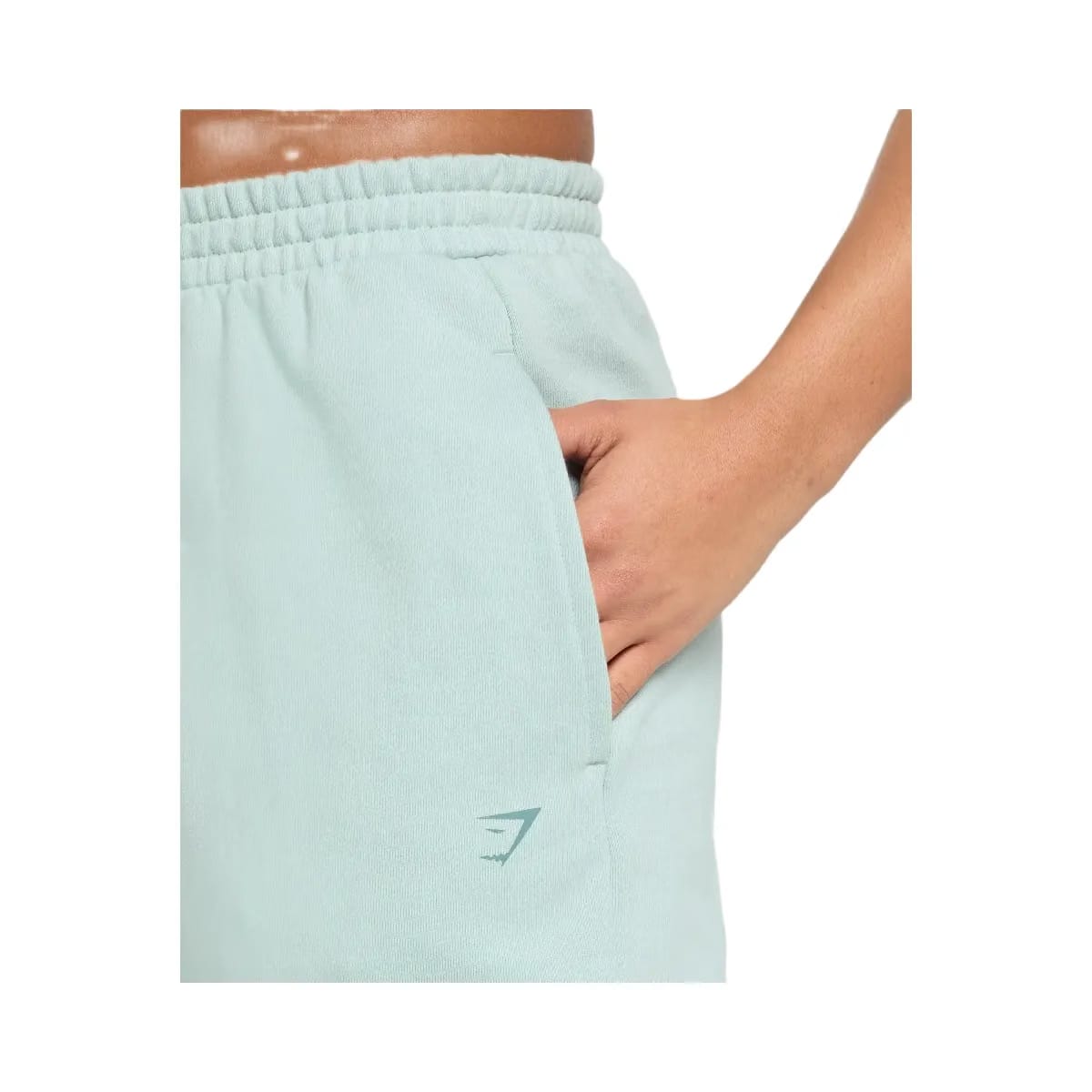 Gymshark Back Gains Graphic Joggers - Morning Blue