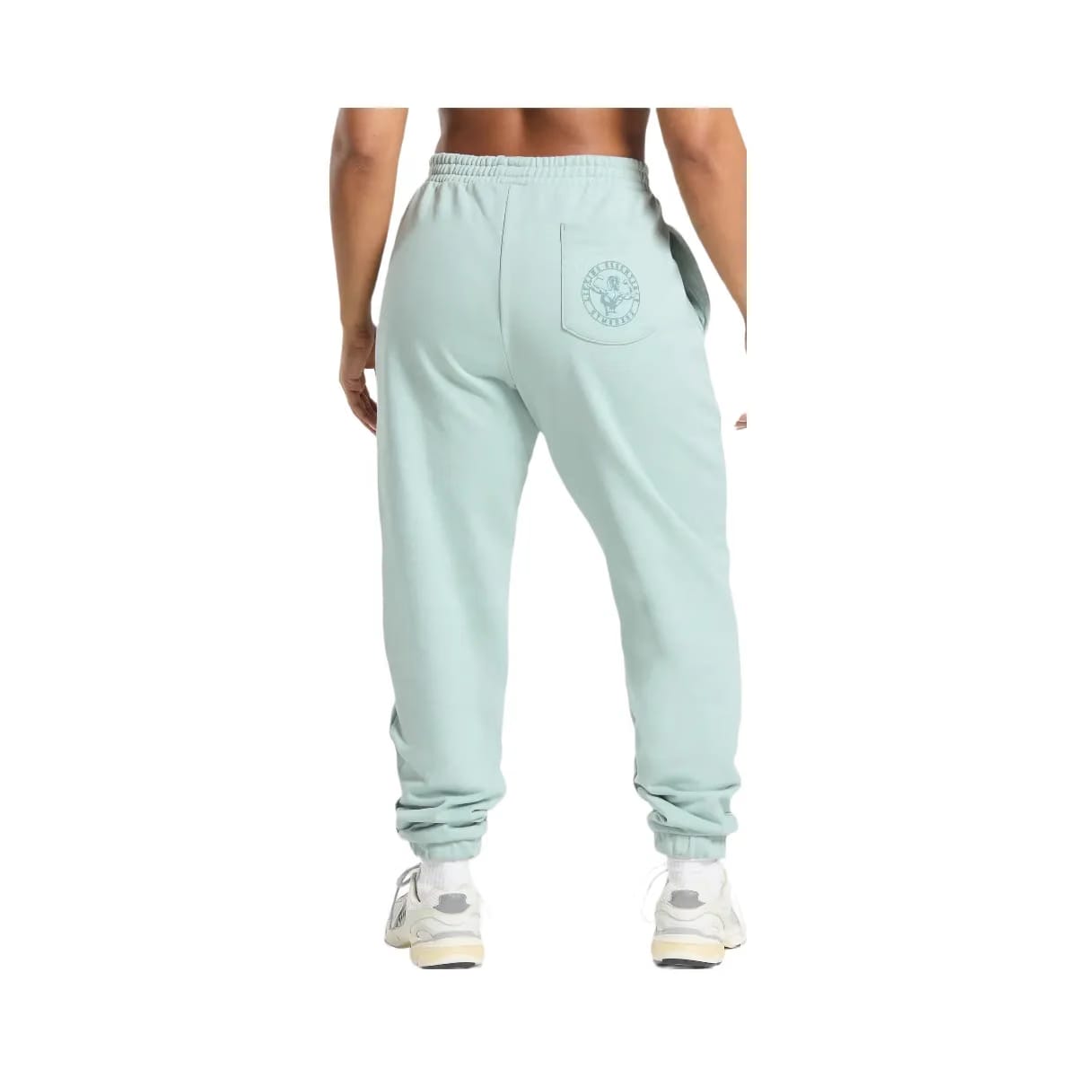 Gymshark Back Gains Graphic Joggers - Morning Blue