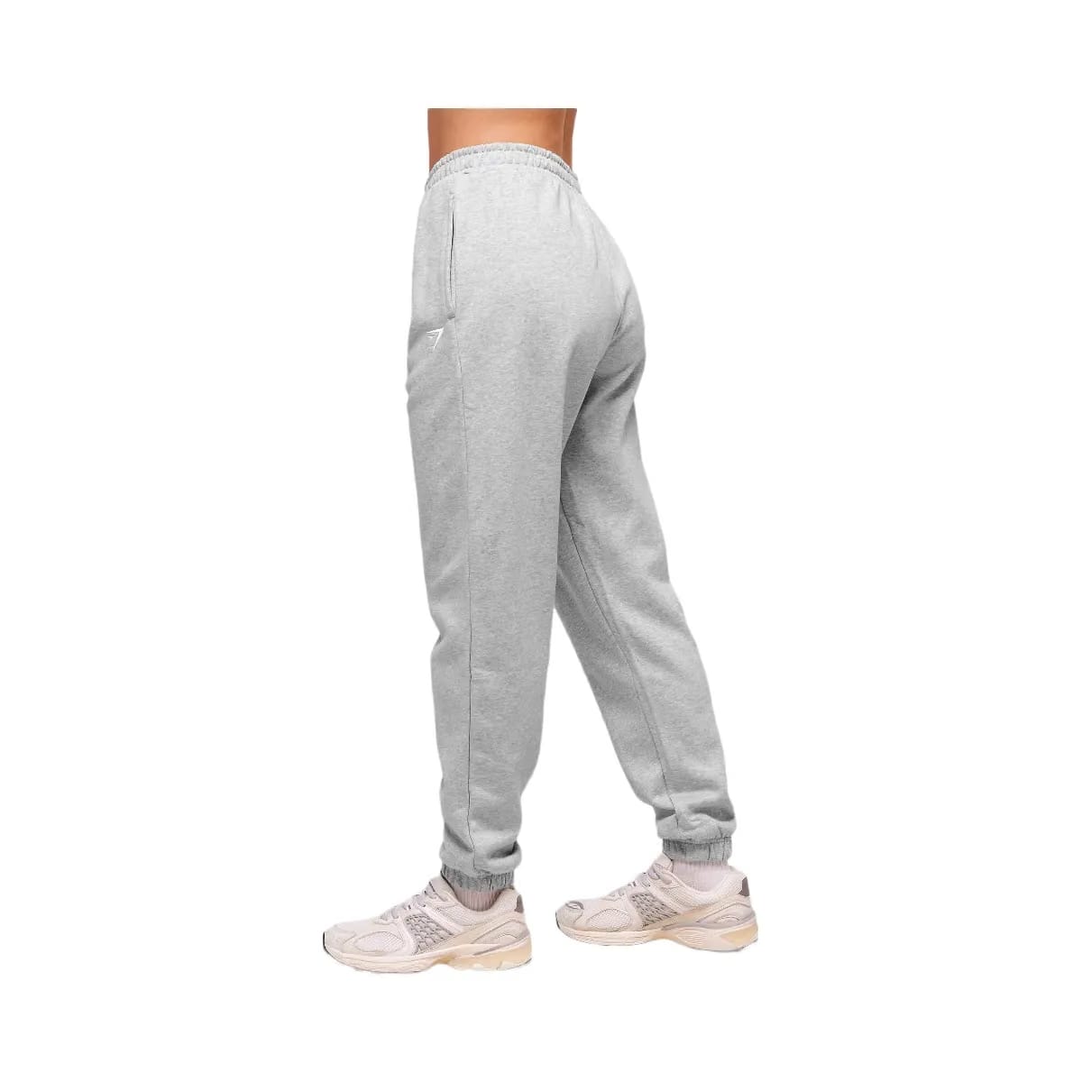 Gymshark Training Fleece Short Jogger - Light Grey Core Marl