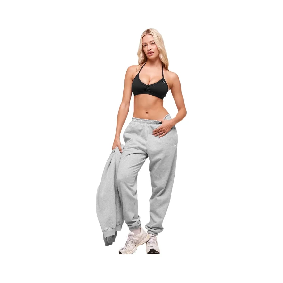 Gymshark Training Fleece Short Jogger - Light Grey Core Marl
