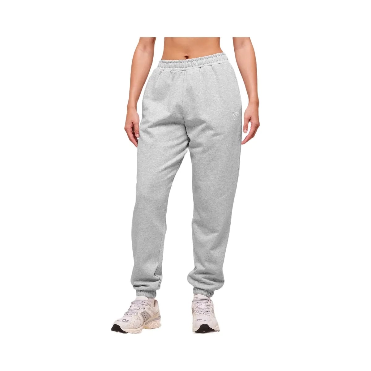 Gymshark Training Fleece Short Jogger - Light Grey Core Marl
